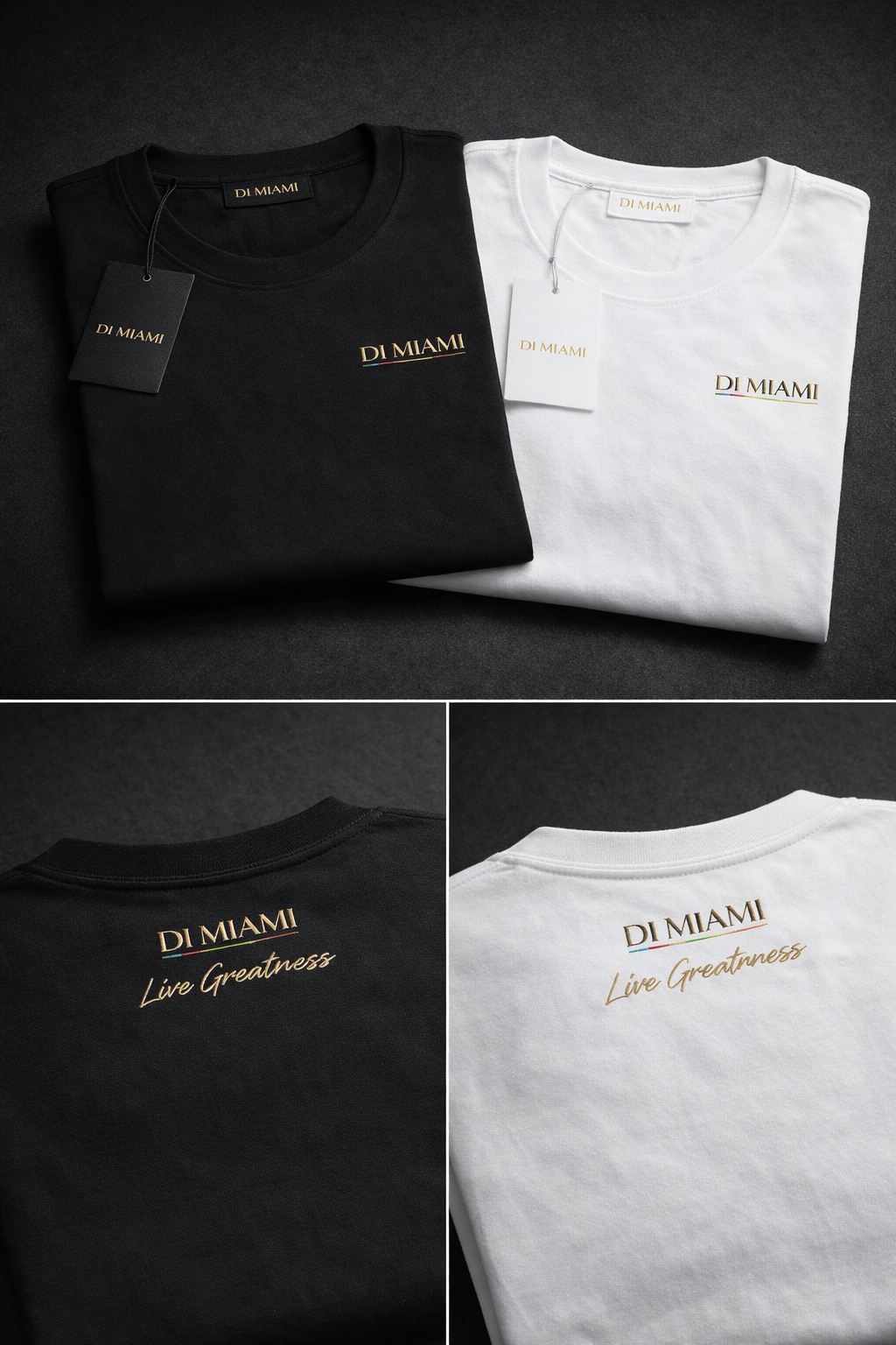 DI MIAMI Original Signature T-Shirt -Live Greatness